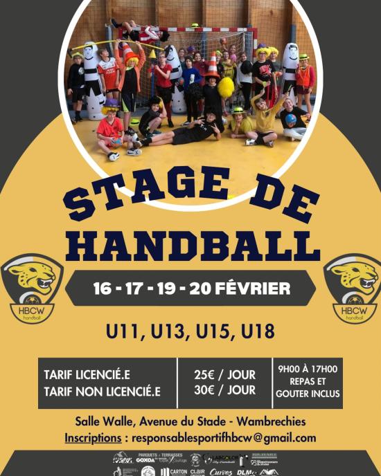 Stage de handball enfants / ados