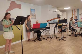 galerie-Audition de l'école de musique à la résidence Obert